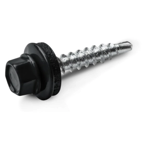 Wkręt farmerski aluminium 5,5x20 mm w kolorze RAL 7016 opakowanie 250 szt.